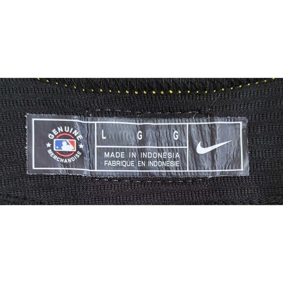 Oneil Cruz Pittsburgh Pirates Genuine Merchandise Nike Black Jersey Size Large - Picture 2 of 4